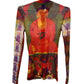 Vivienne Tam Buddha Print Mesh Top