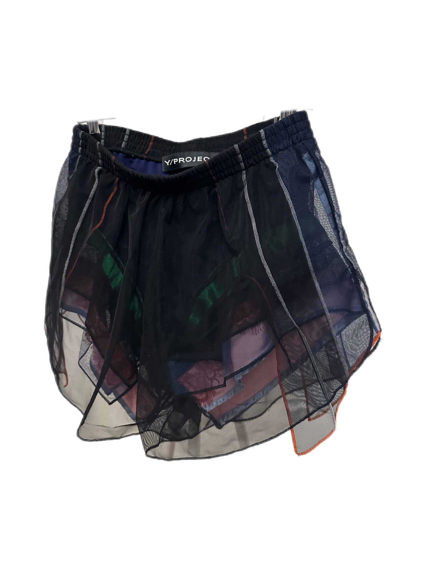 Y/Project Multi Layers Organza Silk Shorts