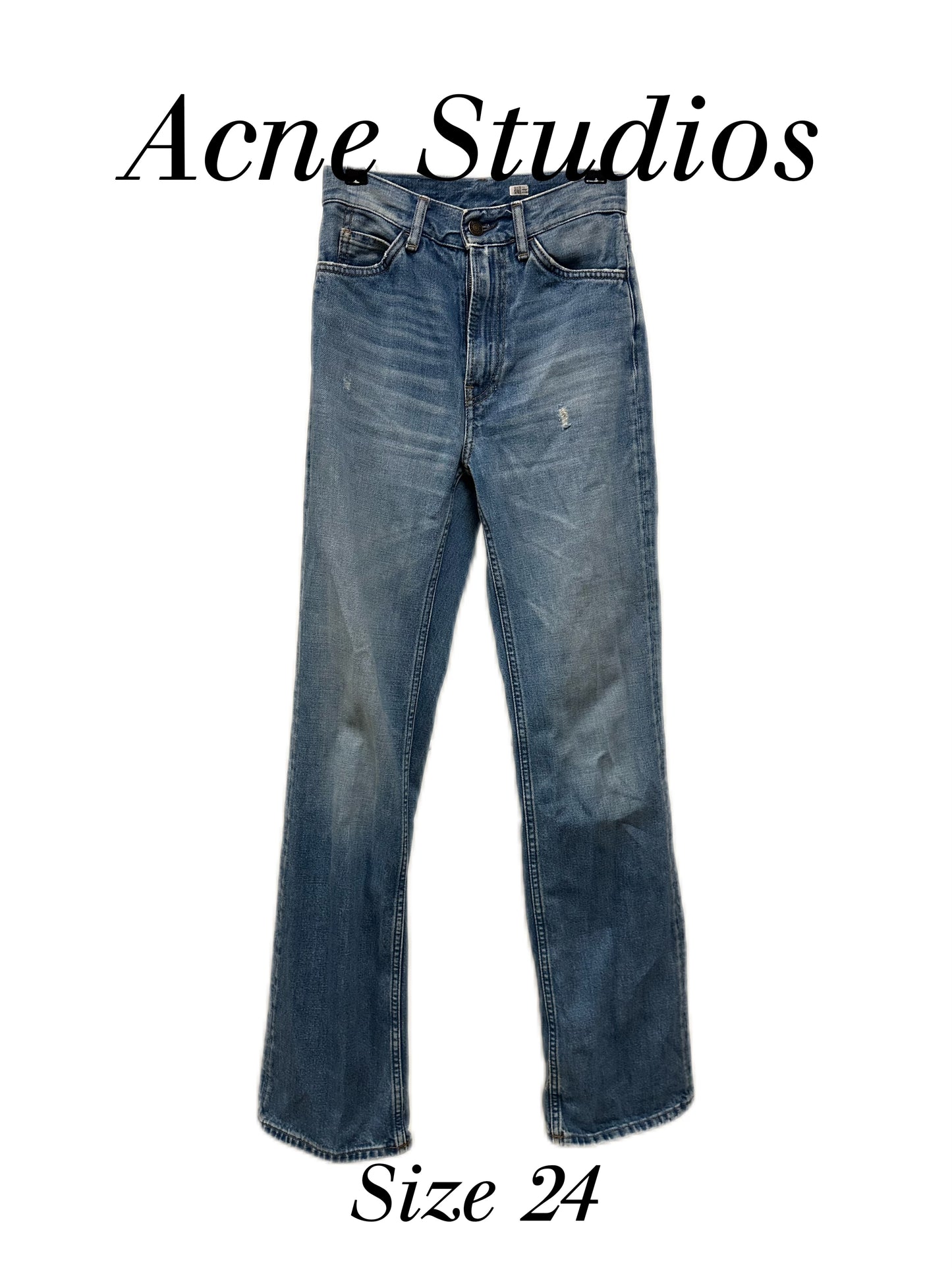 Acne Studios Straight Leg Denim Jeans