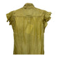 Jean Paul Gaultier Green Ruffles Short Sleeve Blouse