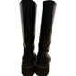 Simon Rocha Black Shiny High Boots