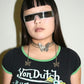 Christian Dior by John Galliano SWAROVSKI  Limited Edition silver Y2K punk sunglasses