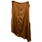 Versace Runway Bronze Silk Draping Skirt