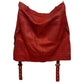 Christian Dior by John Galliano Y2K Punk Red Leather Bandage Skirt