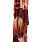 Jean Paul Gaultier Y2K Rare Goddess Print Maxi dress with Padded Shoulder Piece Set