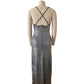 Paco Rabanne Y2K Archive Silver Metallic Mirror Chainmail Maxi Dress