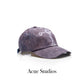 Acne Studios Tie Dye-Detail Grey Baseball Cap