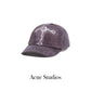 Acne Studios Tie Dye-Detail Grey Baseball Cap