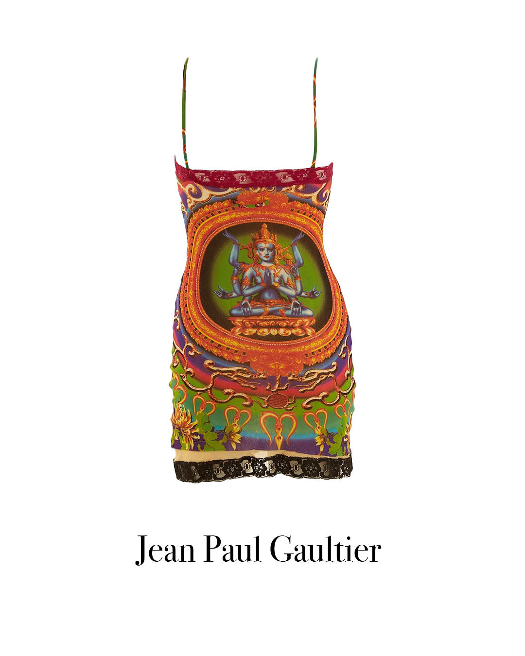 Jean Paul Gaultier Mesh Lace Shiva Dress