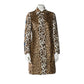 Moschino Leopard Print Short Fur Coat