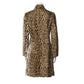 Moschino Leopard Print Short Fur Coat