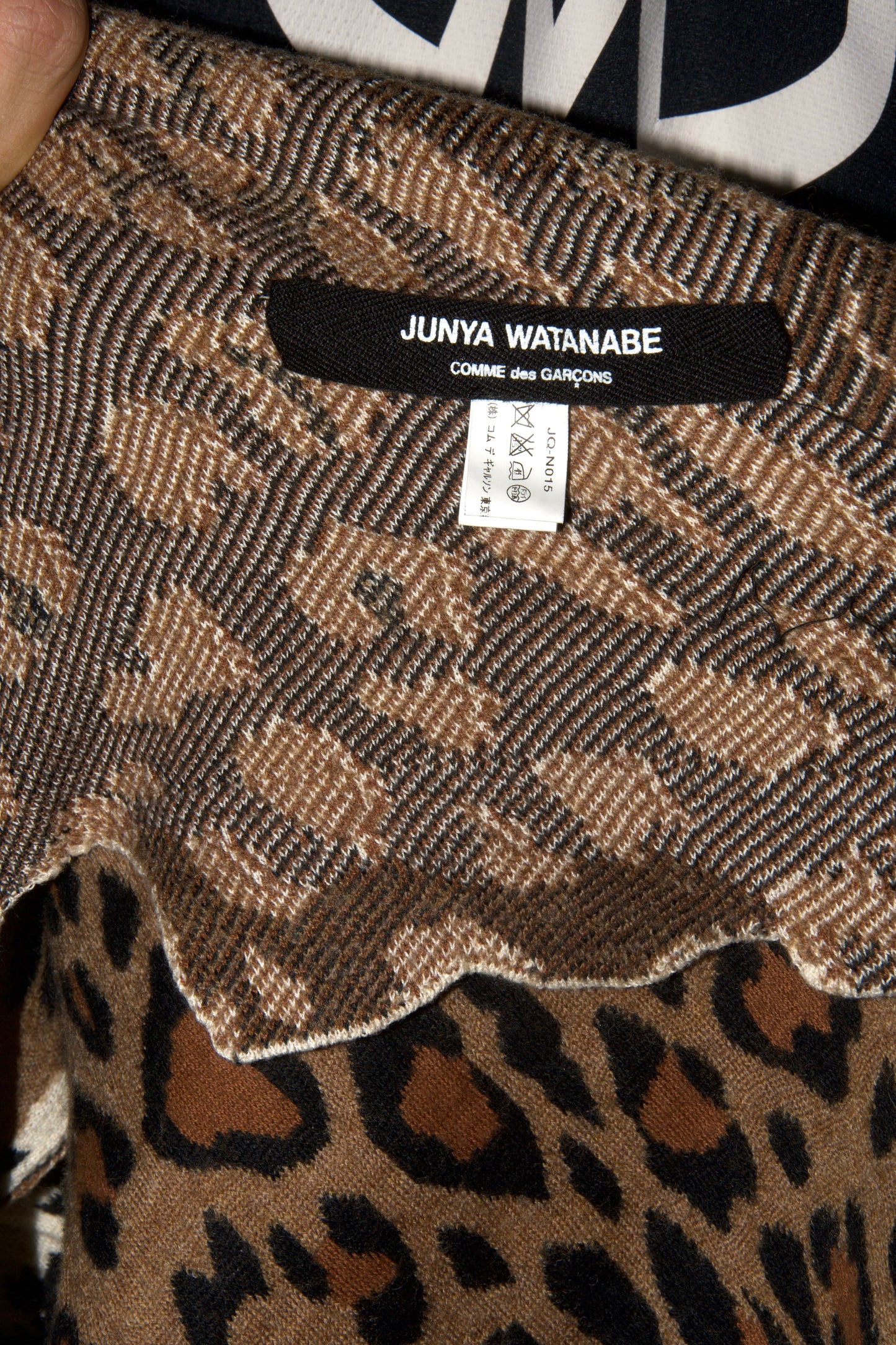 Junya Watanabe Comme Des Garçons Runway Leopard Print Scarf