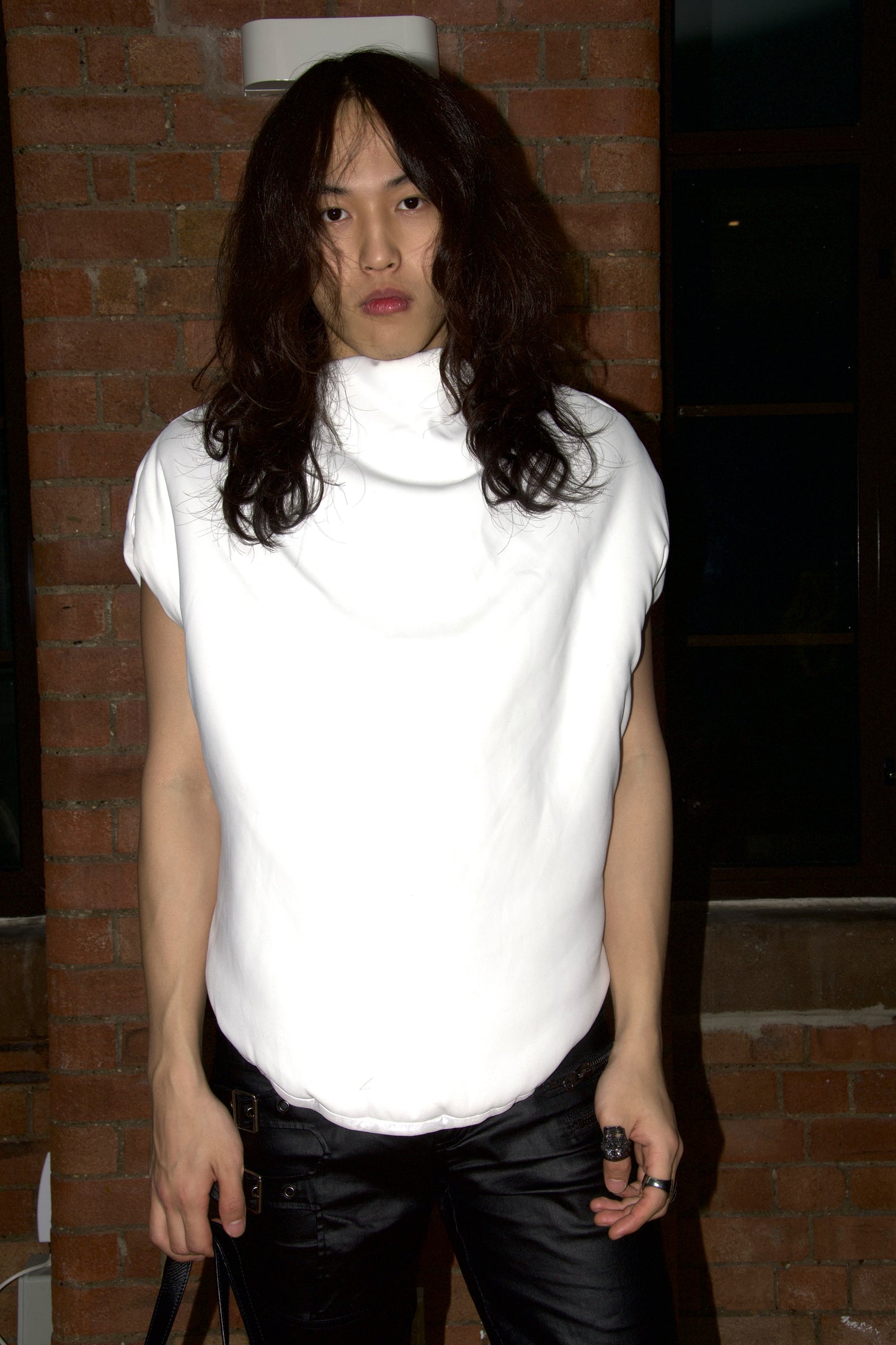 Maison Margiela White Padded Circular Top