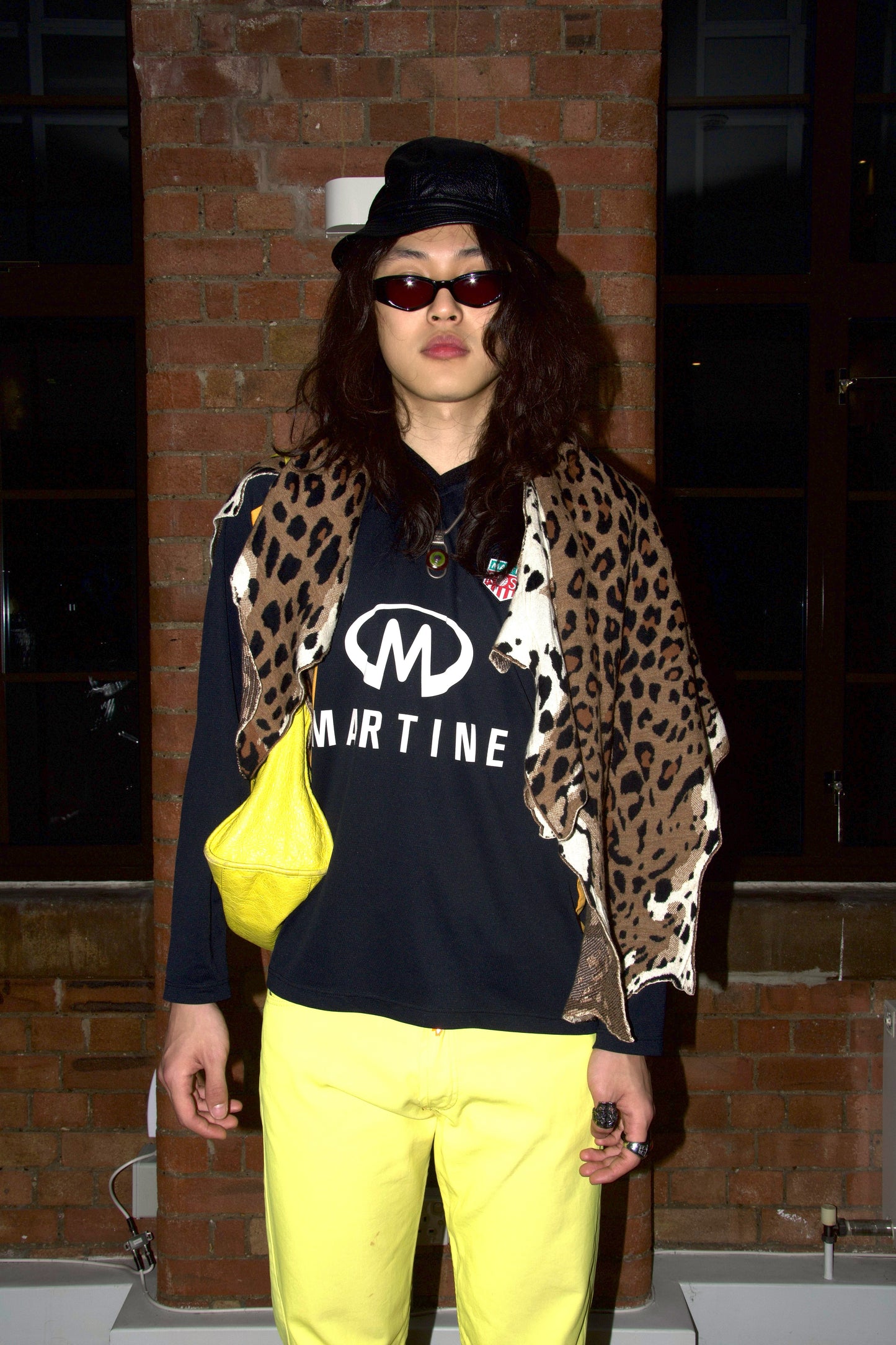 Junya Watanabe Comme Des Garçons Runway Leopard Print Scarf