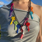 PE99Y YAN9 Customized Colorful Keys and Cocacola Charms Chain Necklace