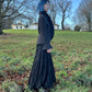 jean Paul Gaultier 90s vintage Balck Ruffles Ballet Cotton Maxi Skirt