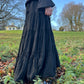 jean Paul Gaultier 90s vintage Balck Ruffles Ballet Cotton Maxi Skirt