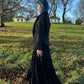 jean Paul Gaultier 90s vintage Balck Ruffles Ballet Cotton Maxi Skirt