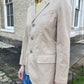 Jean Paul Gaultier Vintage Beige Cotton Blazer Jacket