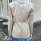 Jean Paul Gaultier Vintage Beige Cotton Blazer Jacket