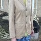 Jean Paul Gaultier Vintage Beige Cotton Blazer Jacket