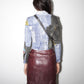 Christian Dior by John Galliano Denim Y2K Punk Print Double Zipper Jacket