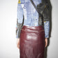 Christian Dior by John Galliano Denim Y2K Punk Print Double Zipper Jacket