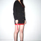 Gianni Versace 90s Vintage Classic Black Wool Cardigan