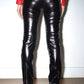 Ottolinger Black Shiny Surface Punk Drape Trousers