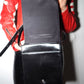 Jean Paul Gaultier 90s Y2K Dragon Crossbody Black Leather Box Bag