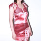 Jean Paul Gaultier Y2K Rare Goddess Print Maxi dress with Padded Shoulder Piece Set