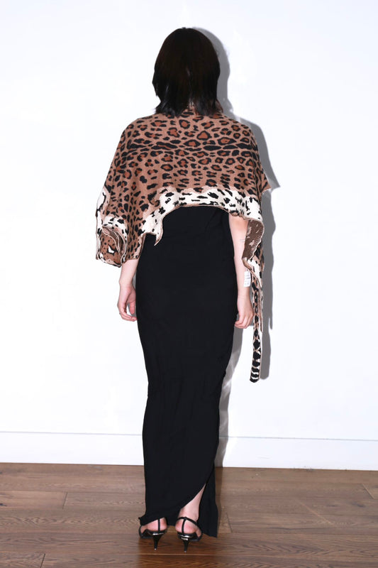 Junya Watanabe Comme Des Garçons Runway Leopard Print Scarf