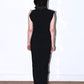 Vivienne Westwood Runway Black Drape Asymmetrical Maxi Dress