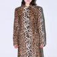 Moschino Leopard Print Short Fur Coat