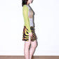 Versace 2004 Runway Tiger Print Pleated Skirt