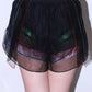 Y/Project Multi Layers Organza Silk Shorts