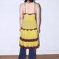 Jean Paul Gaultier Soleil Yellow Victorian Gothic Styled Laced Y2K Dress