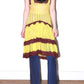 Jean Paul Gaultier Soleil Yellow Victorian Gothic Styled Laced Y2K Dress