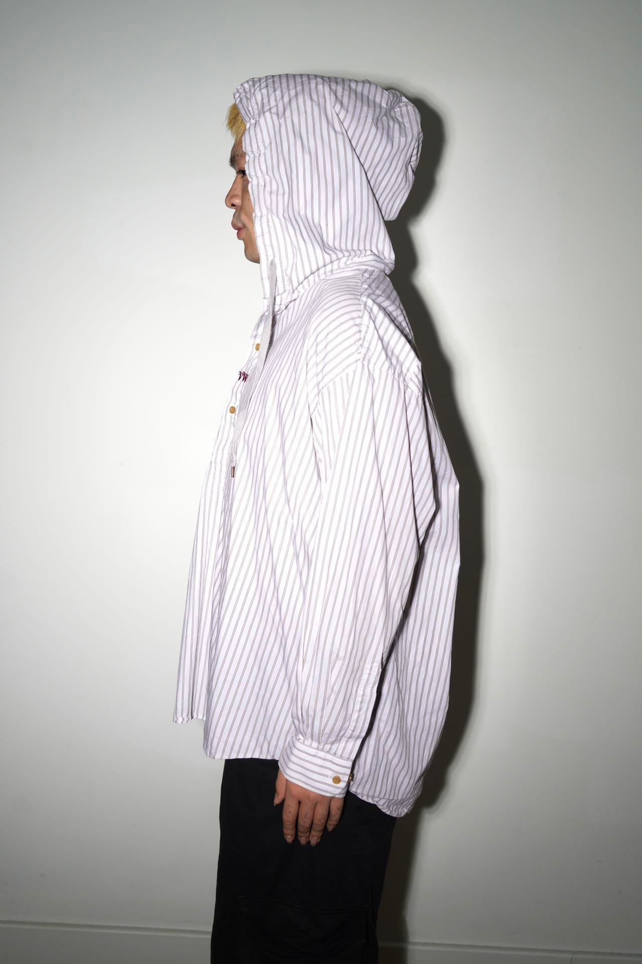 Vivienne Westwood White Stripes Hood Shirt