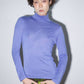 Dries Van Noten Purple Silk Cotton Jersey Top