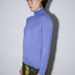 Dries Van Noten Purple Silk Cotton Jersey Top