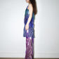 PE99Y YAN9 Blue Chainmail Embroidery Fringe Party Dress