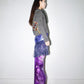 PE99Y YAN9 Asymmetrical Double Layered PVC Sequinned Trousers