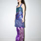 PE99Y YAN9 Blue Chainmail Embroidery Fringe Party Dress