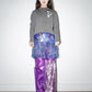 PE99Y YAN9 Asymmetrical Double Layered PVC Sequinned Trousers