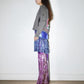 PE99Y YAN9 Asymmetrical Double Layered PVC Sequinned Trousers