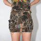 Christian Dior by John Galliano Y2K Punk Camouflage Mini Skirt