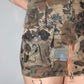 Christian Dior by John Galliano Y2K Punk Camouflage Mini Skirt