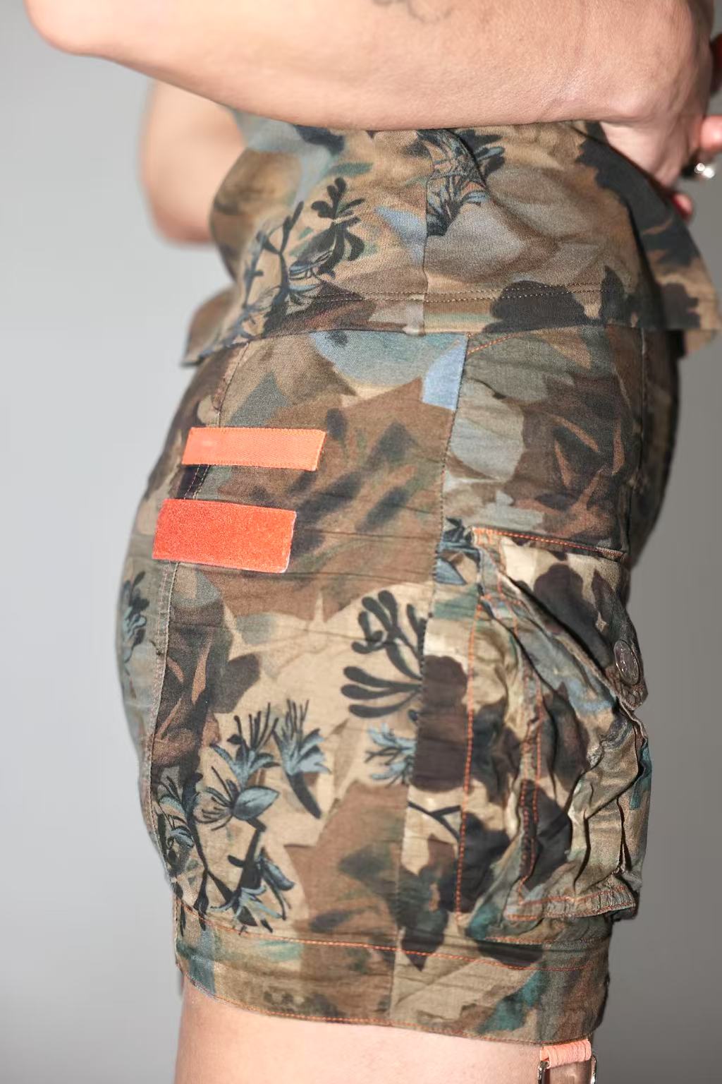 Christian Dior by John Galliano Y2K Punk Camouflage Mini Skirt