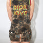 Christian Dior by John Galliano Y2K Punk Camouflage Mini Skirt